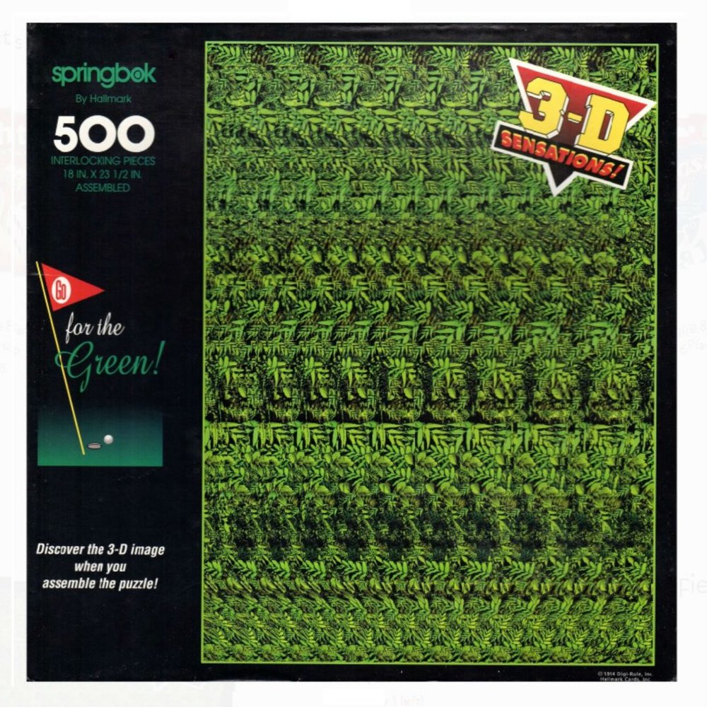 Springbok Go for the Green 3-D Puzzle